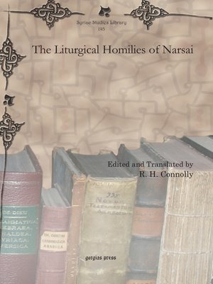 cover image of The Liturgical Homilies of Narsai